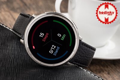 Amazfit Active 2 Premium (Round) Black Leather (+ correa de repuesto)