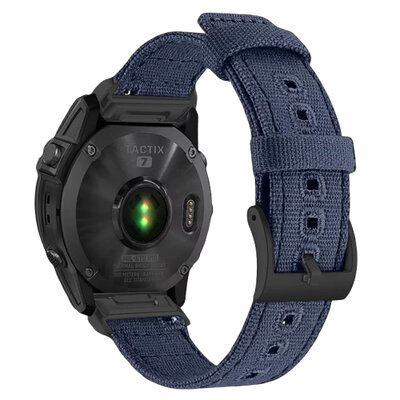 Correa Ricardo Nylon 26mm (para Garmin Fenix 8/7X/6X (51mm), Tactix etc.), azul V3, QuickFit