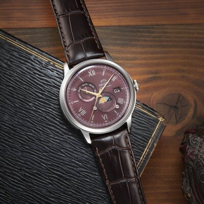 Orient Classic Bambino 2nd Generation Version9 Sun & Moon Automatic RA-AK0807R30B