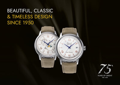 Orient Classic Bambino Automatic RA-AC0027S30B 75th Anniversary Limited Edition 9500pcs (+ correa de repuesto)