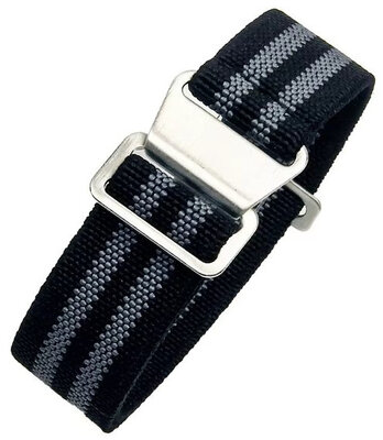 correa de nailon Ricardo Alcamo, negro