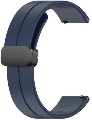 Correa de silicona Ricardo 22mm (para Huawei Watch GT 4, 5), azul, cierre rápido