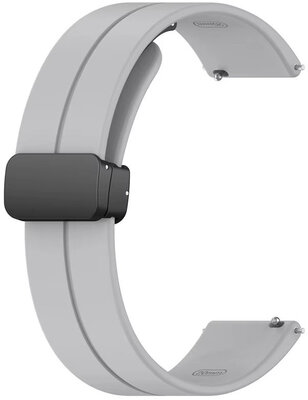 Correa de silicona Ricardo 22mm (para Huawei Watch GT 4, 5), gris V1, cierre rápido