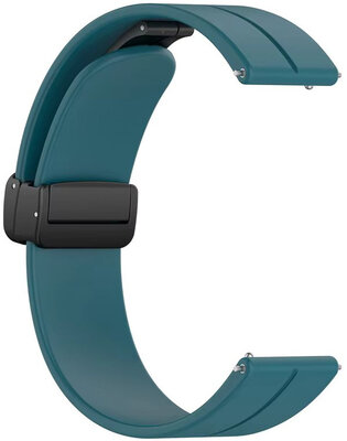 Correa de silicona Ricardo 22mm (para Huawei Watch GT 4, 5), verde, cierre rápido