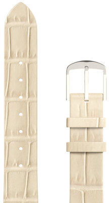 Correa de piel JVD RBR14C819-LEA-V10 16mm, beige