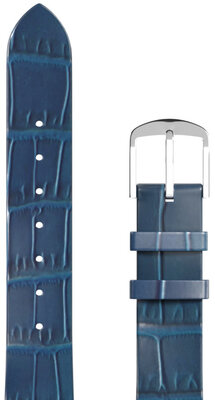 Correa de piel JVD RBR14C819-LEA-V16 16mm, azul