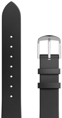 Correa de piel JVD RBR14C819-LEA-V2 16mm, negra