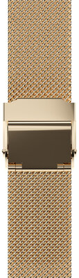 Pulsera de acero JVD RBG14C819-MESH 16mm, oro, milanesa