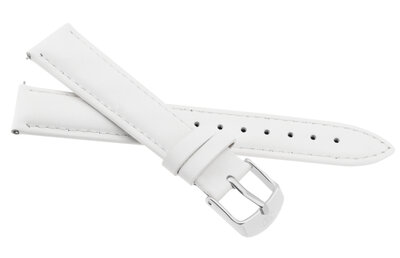Correa de piel JVD RJ-TSS 20mm, blanca, niños