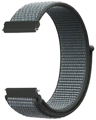 Correa de nylon Ricardo 20mm (para Coros Pace 2), gris, cierre rápido