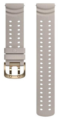 Correa de silicona Polar 22mm, beige, talla S-L