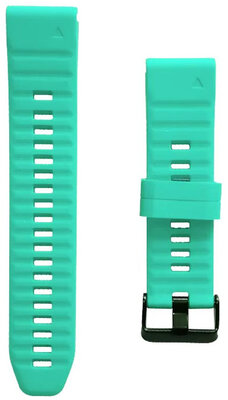 Ricardo Correa de silicona 22mm (para Garmin Fenix 8/7/6 (47mm), Epix 2 etc.), verde, QuickFit