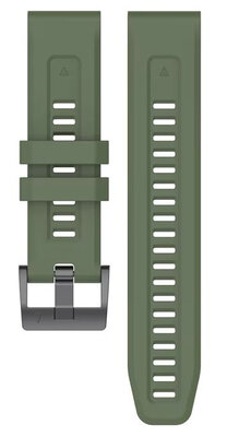 Ricardo Correa de silicona 22mm (para Garmin Fenix 8/7/6 (47mm), Epix 2 etc.), verde V1, QuickFit