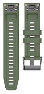 Correa de silicona Ricardo 22mm (pro Garmin Fenix 8/7/6 (47mm), Epix 2 aj.), verde V1, QuickFit
