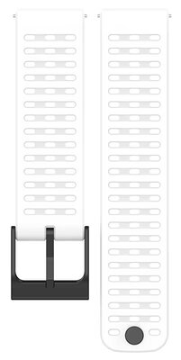 Ricardo 22mm Silicone Strap (for Suunto 9 Peak, Race, Vertical), White, Quick Release