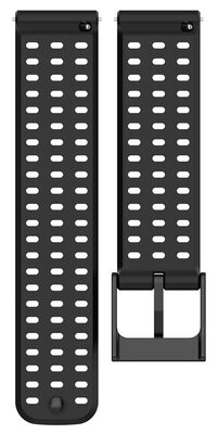 Correa de silicona Ricardo 22mm (pro Suunto 9 Peak, Race, Vertical), negro, Quick Release