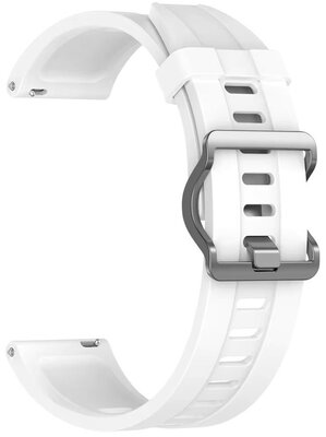 Correa de silicona Ricardo 22mm (para Xiaomi), blanca V1, cierre rápido