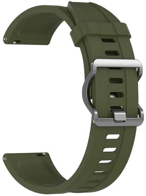 Correa de silicona Ricardo 22mm (para Xiaomi), verde, cierre rápido