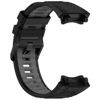 correa de silicona Ricardo Moena (para Amazfit T-Rex 3), Black/Gray