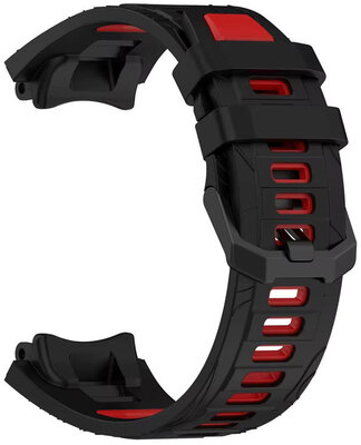 correa de silicona Ricardo Moena (para Amazfit T-Rex 3), Black/Red