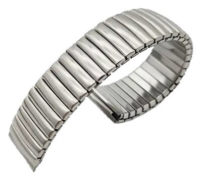 Pulsera de acero Ricardo Siracusa, plata V1, flexible
