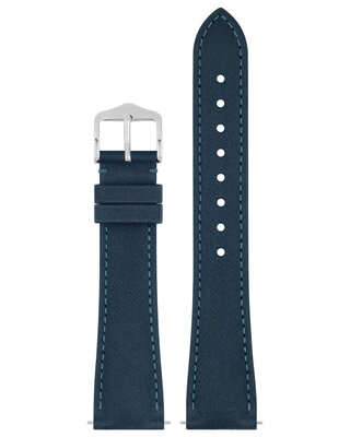 Correa natural Hirsch Fibre Plant L 04299080-2, azul, fibras naturales, longitud L, Quick Release Limited Edition