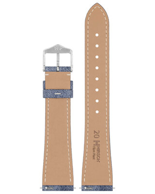 Correa natural Hirsch Fibre Plant M 04299182-2, azul, fibras naturales, longitud M, Quick Release Limited Edition