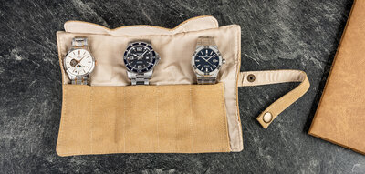 Estuche para relojes Ricardo Gaeta 5pcs, beige