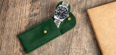 Estuche para relojes Ricardo Varese, green