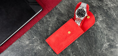 Estuche para relojes Ricardo Varese, red