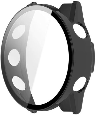 Funda protectora (para Garmin Forerunner 970), plástico, negro + cristal