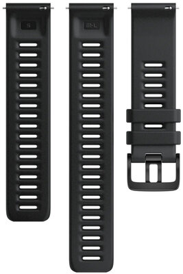 correa de silicona Polar 22mm, negra, talla S, M/L, Quick Release, de pago