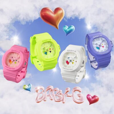 Casio Baby-G BGA-10-7AER Playful Hearts Series