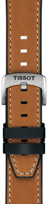 Correa de piel Tissot T852.051.018 21mm, marrón