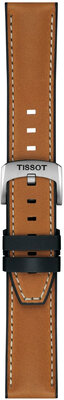 Correa de piel Tissot T852.051.018 21mm, marrón