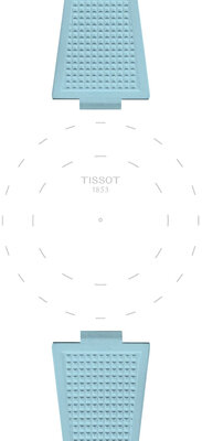 Correa de caucho Tissot T852.050.985 (para el modelo Tissot PRX 40mm), azul