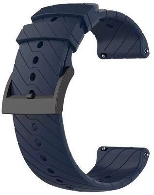 Correa de silicona Ricardo 24mm (pro Suunto), azul, Quick Release