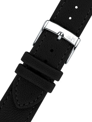 Correa de piel Morellato Debussy 5806D95.019 M, negro, material reciclado