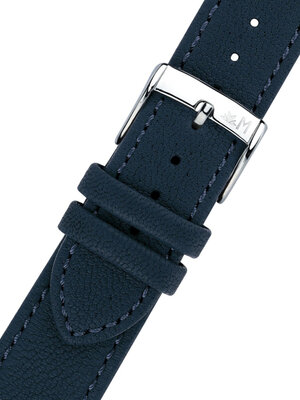 Correa de piel Morellato Debussy 5806D95.062 M, azul, material reciclado
