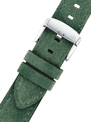 Correa de piel Morellato Schumann 5805D92.073 M, verde, material reciclado