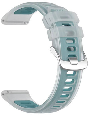 Correa de silicona Ricardo 20mm (pro Garmin Forerunner 570 (42mm) aj.), azul, Quick Release