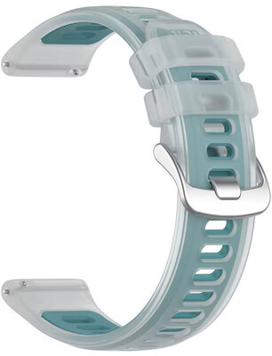 Correa de silicona Ricardo 22mm (pro Garmin Forerunner 570 (47mm) aj.), azul, Quick Release