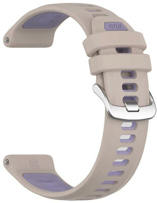 Correa de silicona Ricardo 22mm (pro Garmin Forerunner 970 aj.), beige V2, Quick Release