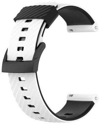 Correa de silicona Ricardo 24mm (pro Garmin Venu X1), blanco, Quick Release