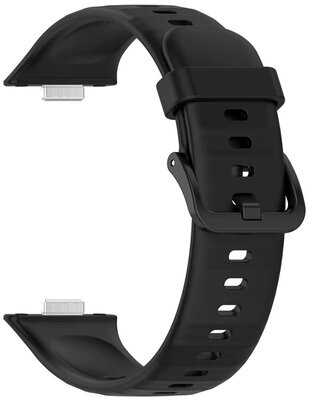 correa de silicona Ricardo Lavarone (para Huawei Watch Fit 3, 4, 4 Pro, 5, 5 Pro), Black