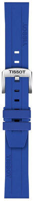 Correa de silicona T852.051.023 18mm, azul, Quick Release