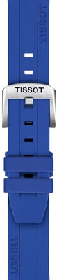 Correa de silicona T852.051.023 18mm, azul, Quick Release