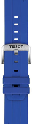 Correa de silicona Tissot T852.051.021 22mm, azul, Quick Release