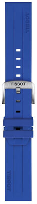 Correa de silicona Tissot T852.051.021 22mm, azul, Quick Release