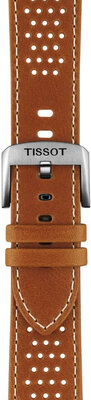 Correa de piel Tissot T852.051.017 22mm, marrón, Quick Release